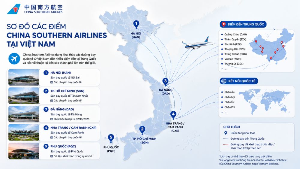 China Southern Airlines tại Việt Nam