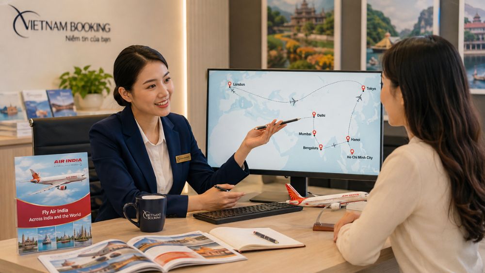 đặt v&eacute; Air India nội địa v&agrave; quốc tế