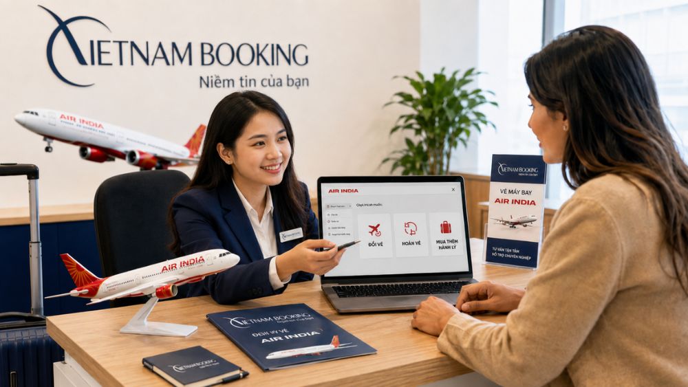 hỗ trợ đổi v&eacute; v&agrave; h&agrave;nh l&yacute; Air India
