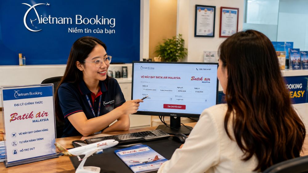 dịch vụ v&eacute; Batik Air Malaysia tại Vietnam Booking
