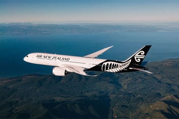 Máy bay Boeing 787 Dreamliner của Air New Zealand trên hành trình bay Máy bay Boeing 787 Dreamliner của Air New Zealand trên hành trình bay
