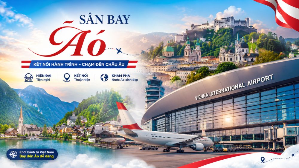 Khám phá Sân Bay Áo: Điểm chạm thiên đường Châu Âu