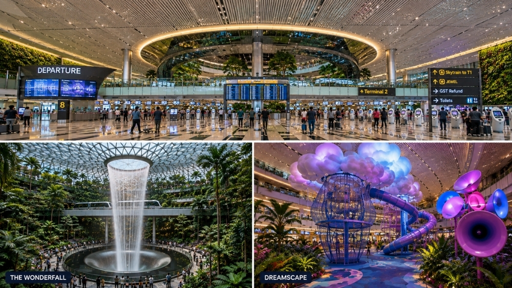 Terminal 2 s&acirc;n bay Changi Singapore