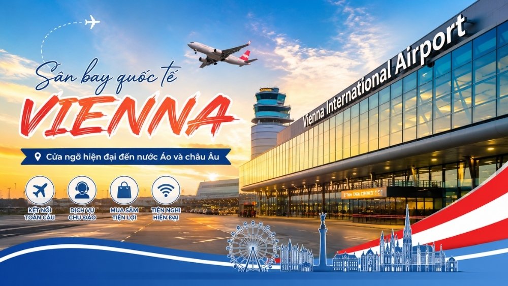 Sân bay quốc tế Vienna ở đâu? Tổng quan thông tin cần biết