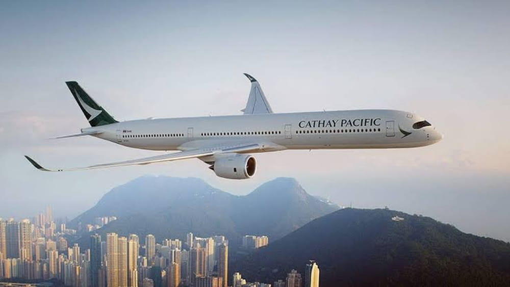 M&aacute;y bay Cathay Pacific