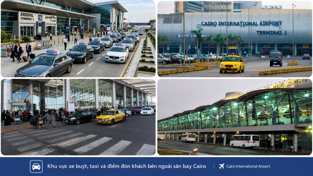 c&aacute;c phương tiện di chuyển từ s&acirc;n bay Cairo về trung t&acirc;m