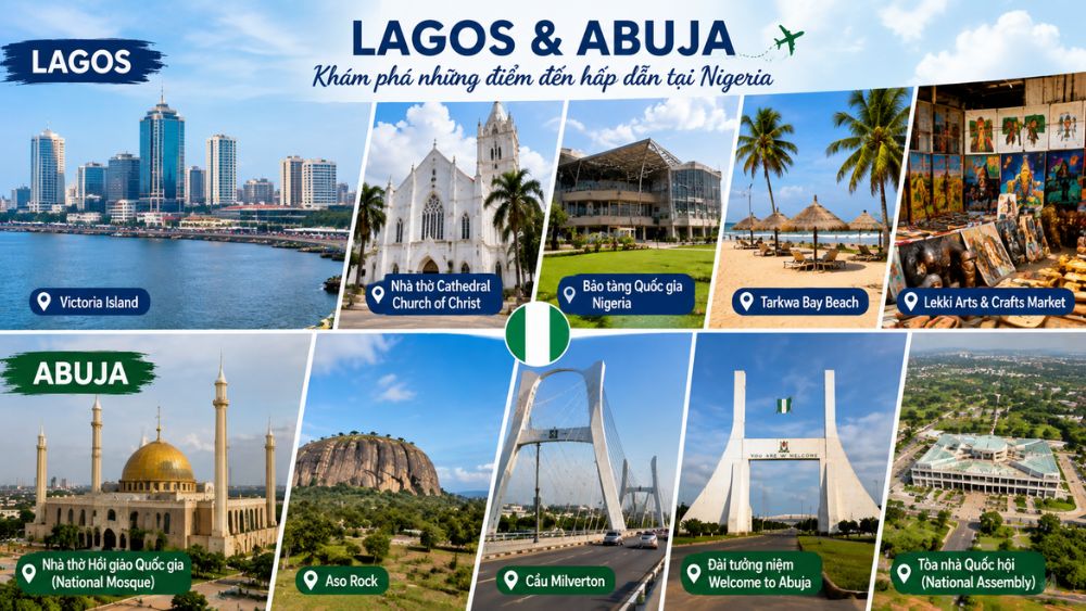 địa điểm du lịch Nigeria Lagos Abuja