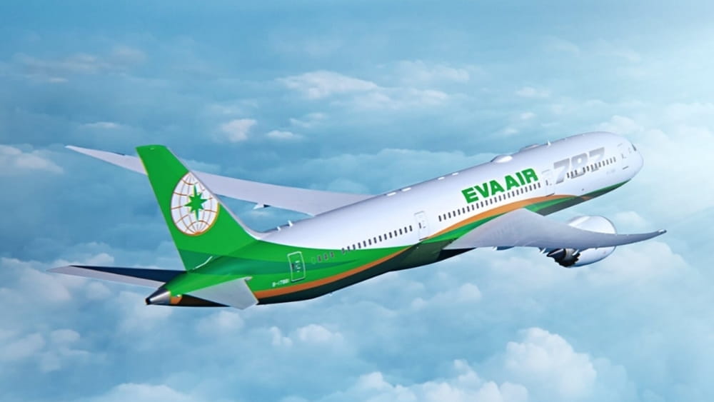 M&aacute;y bay Eva Air