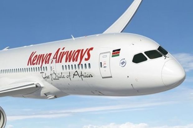 Máy bay Boeing 787 Dreamliner của Kenya Airways với khẩu hiệu “The Pride of Africa” Máy bay Boeing 787 Dreamliner của Kenya Airways với khẩu hiệu “The Pride of Africa”